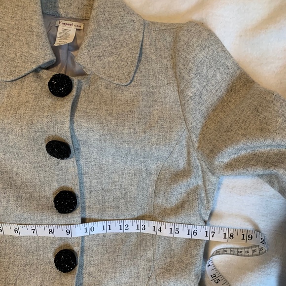 Vintage Large Button Coat - Picture 10 of 12